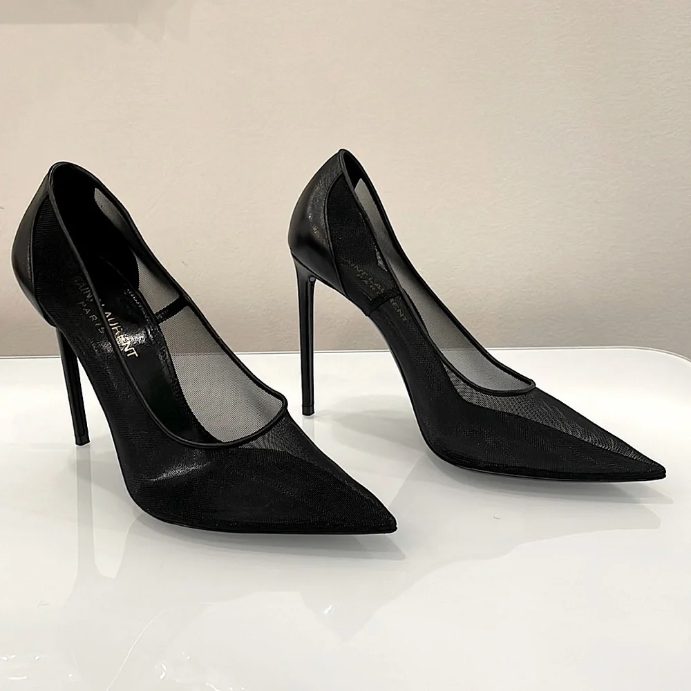 Saint Laurent Tulle Pumps - Picture 5 of 8